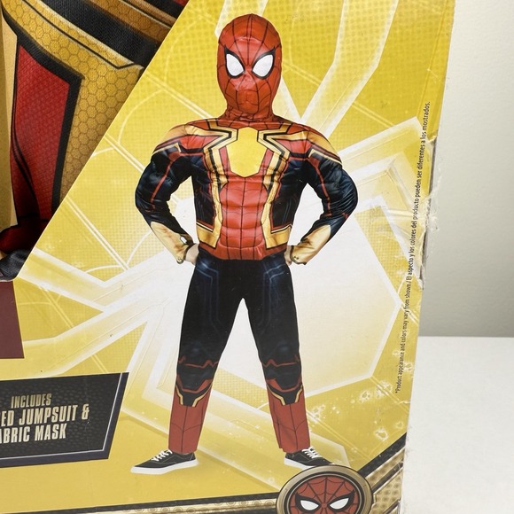 Marvel Comics BRAND NEW Spider Man Halloween Costume for Boys Kids Sz Small 6/7 - Picture 3 of 6